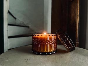 Forest Offering Whiskey Glass Candle