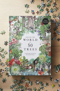 "Around the World in 50 Trees" 1000-piece Puzzle