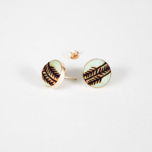 Green Arrow Stud Earrings