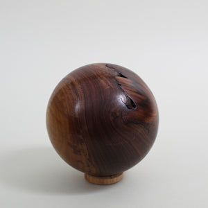 5" Black Walnut Sphere