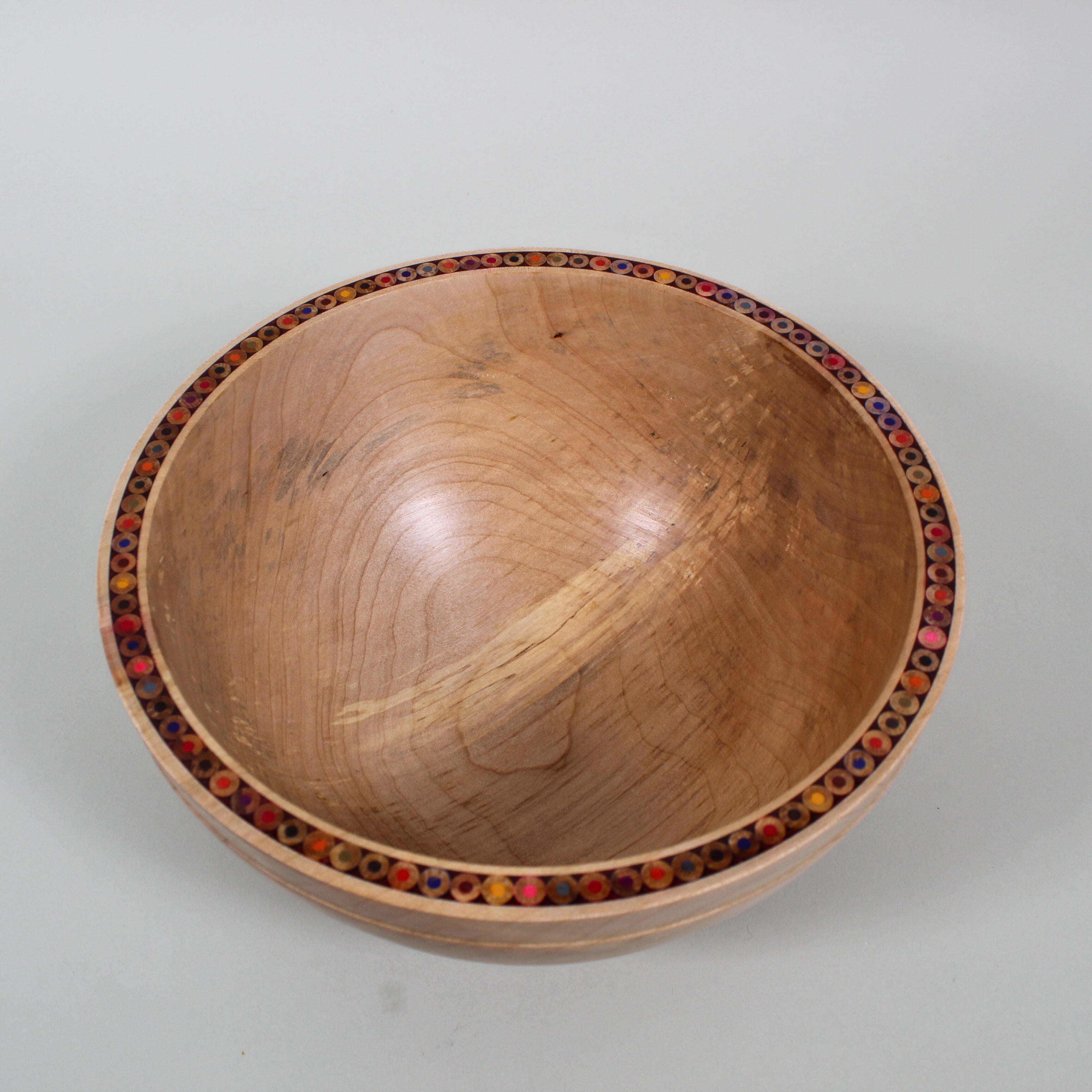 10" Colored Pencil Maple Bowl