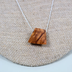 Olive Wood 16" Drop Necklace