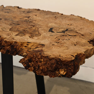 Maple Burl Cocktail Table