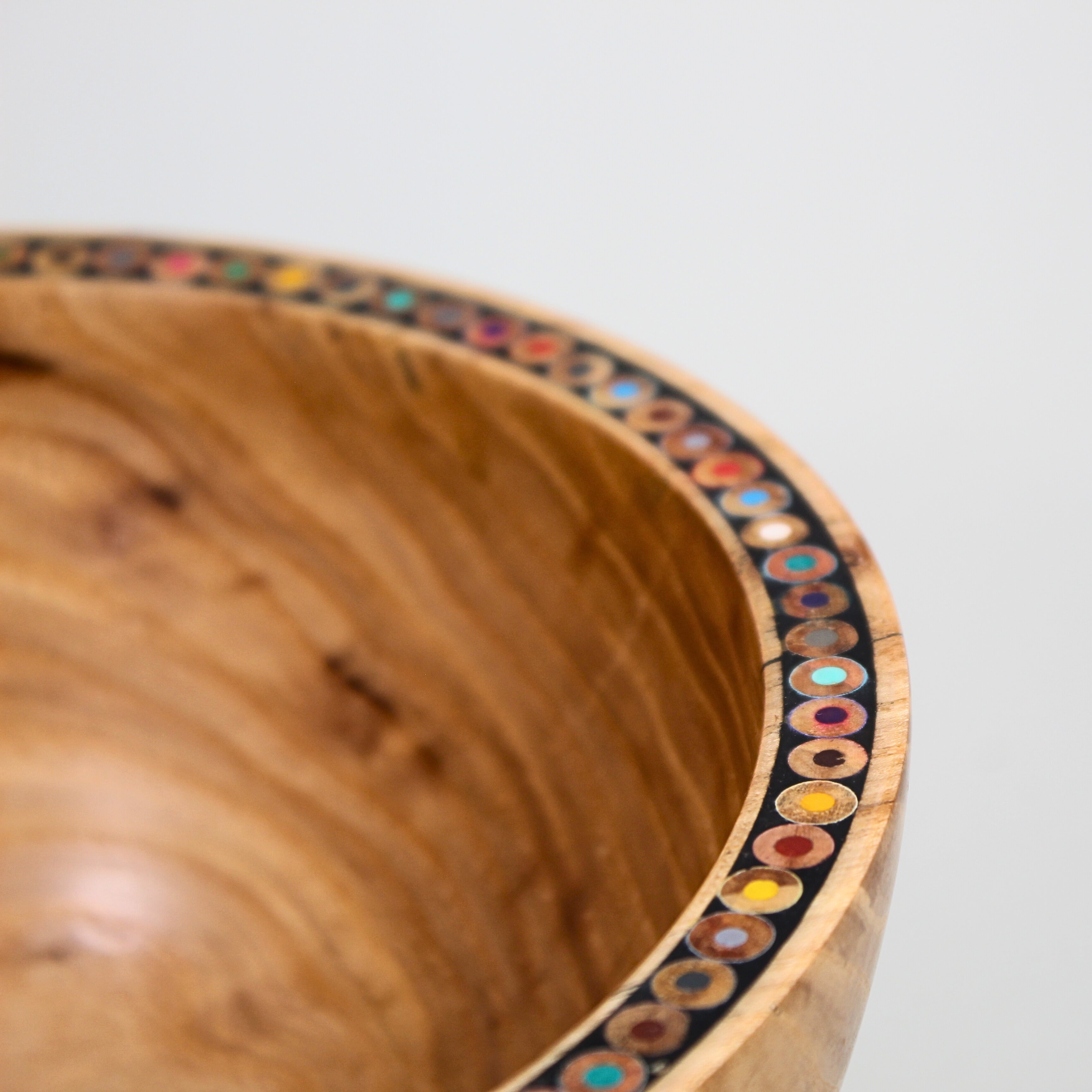 8.5" Colored Pencil Elm Bowl