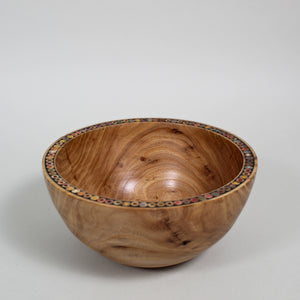 8.5" Colored Pencil Elm Bowl