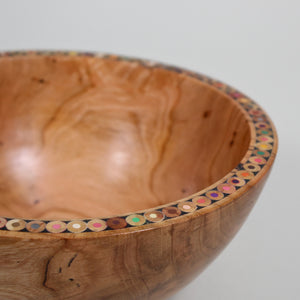 7.5" Colored Pencil Cherry Bowl