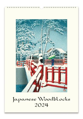 2024 Cavallini Japanese Woodblock Wall Calendar