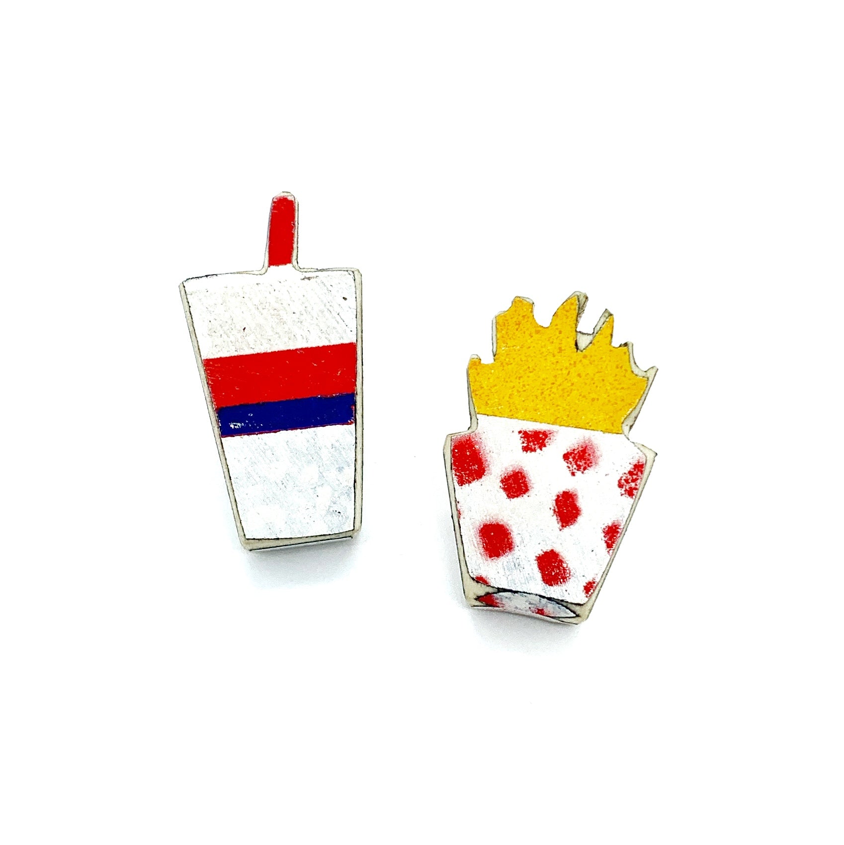 "Fries and a Coke" Earrings