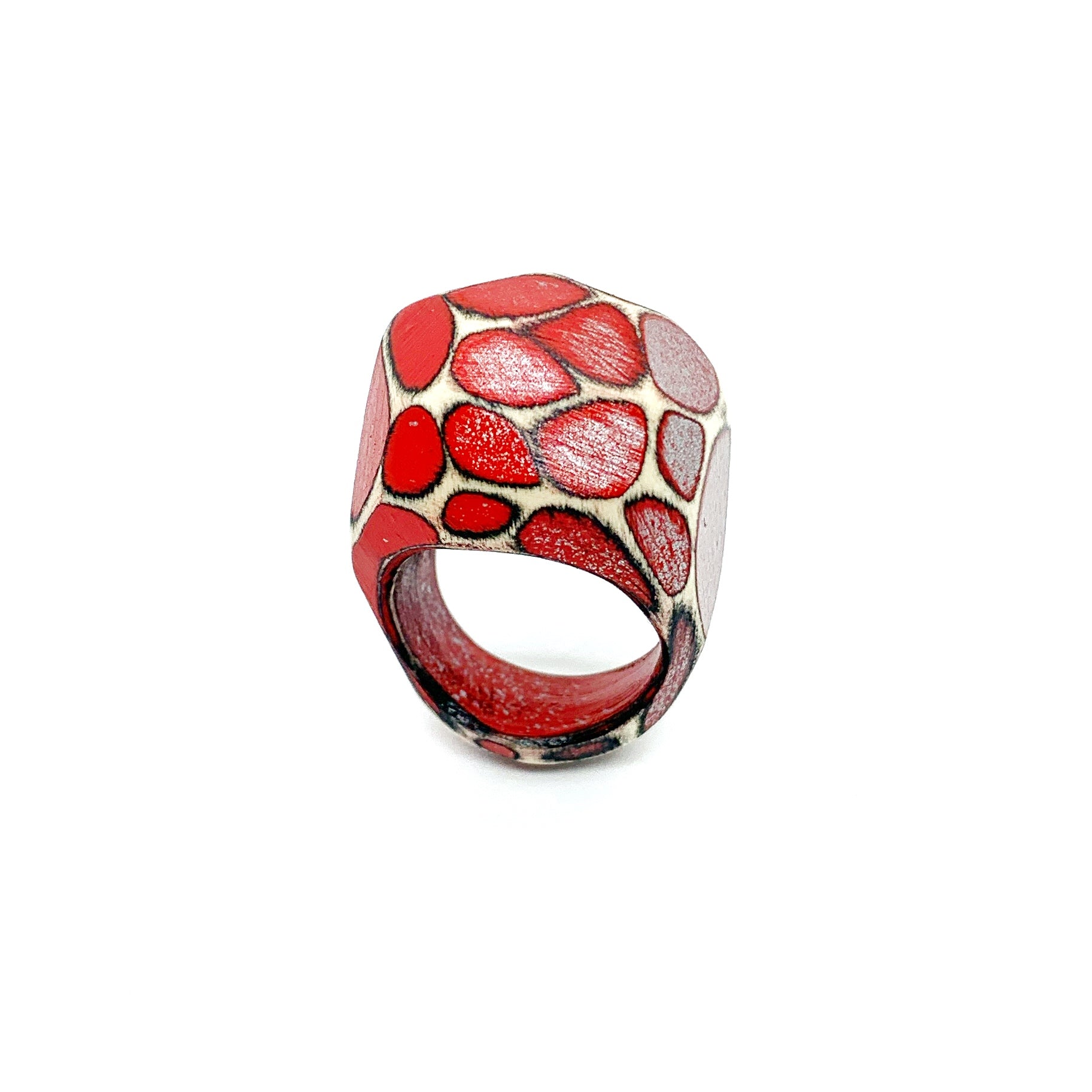 "Multifaceted" Chunky Ring