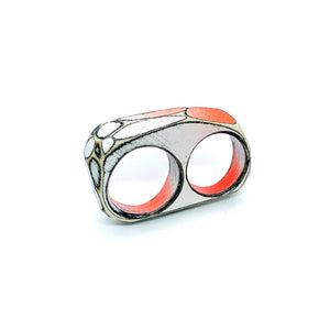 "Multifaceted" Double Ring