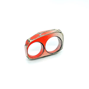 "Multifaceted" Double Ring