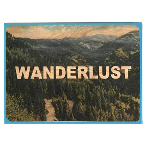 Wanderlust Wooden Card