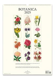 2025 Cavallini Botanica Wall Calendar