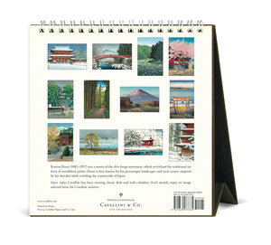 2025 Cavallini Japanese Woodblock Desk Calendar