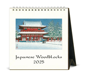 2025 Cavallini Japanese Woodblock Desk Calendar