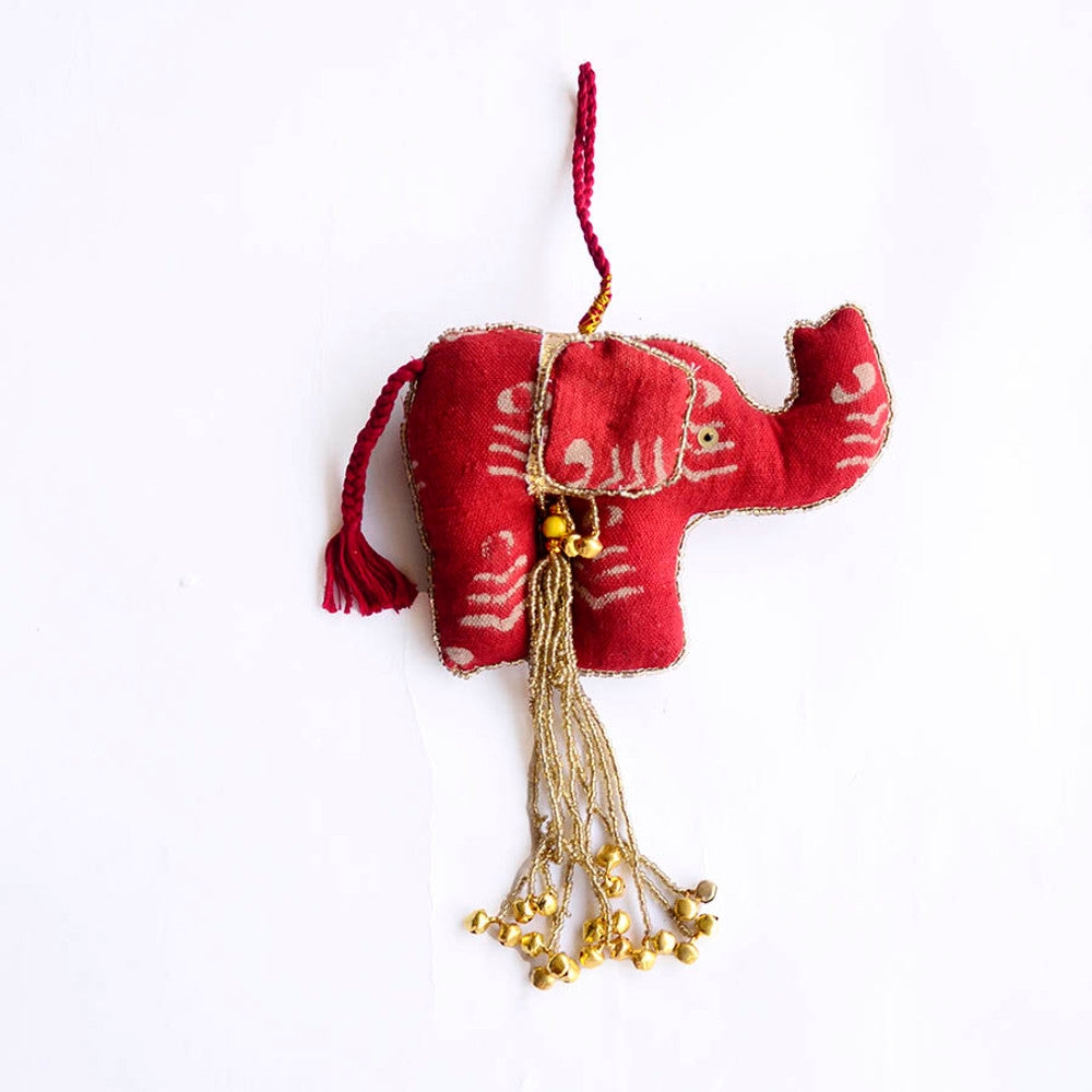 Cotton Elephant - Ornament