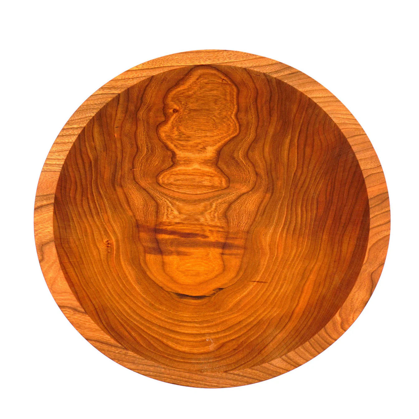 12" Cherry Wooden Salad Bowl