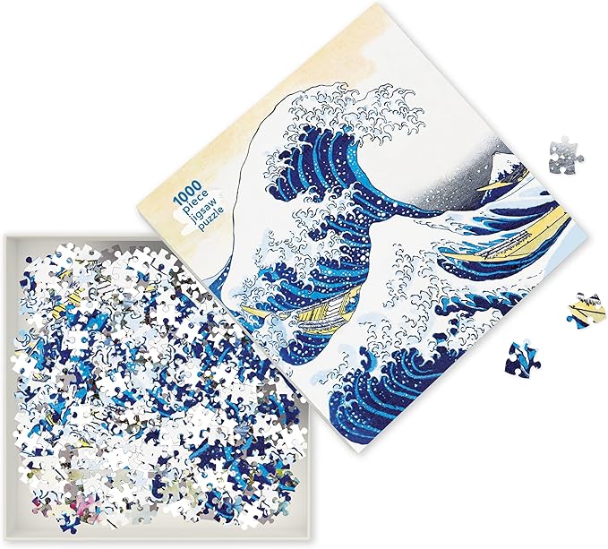 Hokusai: The Great Wave 1000 Piece Jigsaw Puzzle