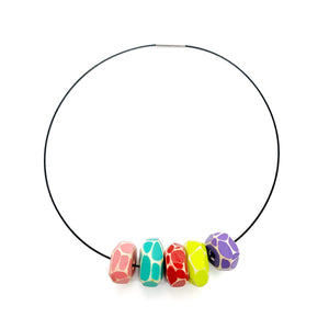 "Multifaceted Choker" Necklace