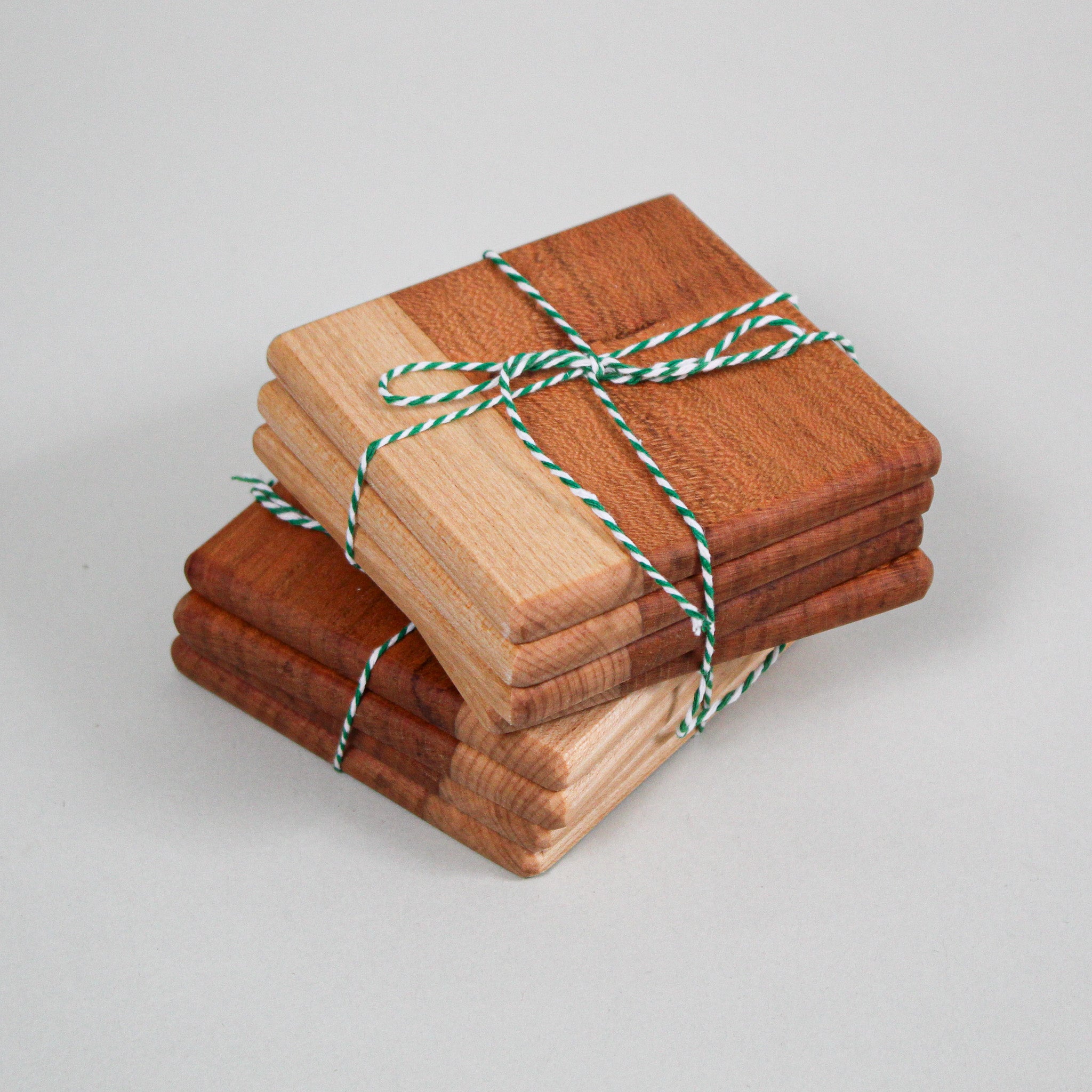 Cherry & Maple Wood Coasters