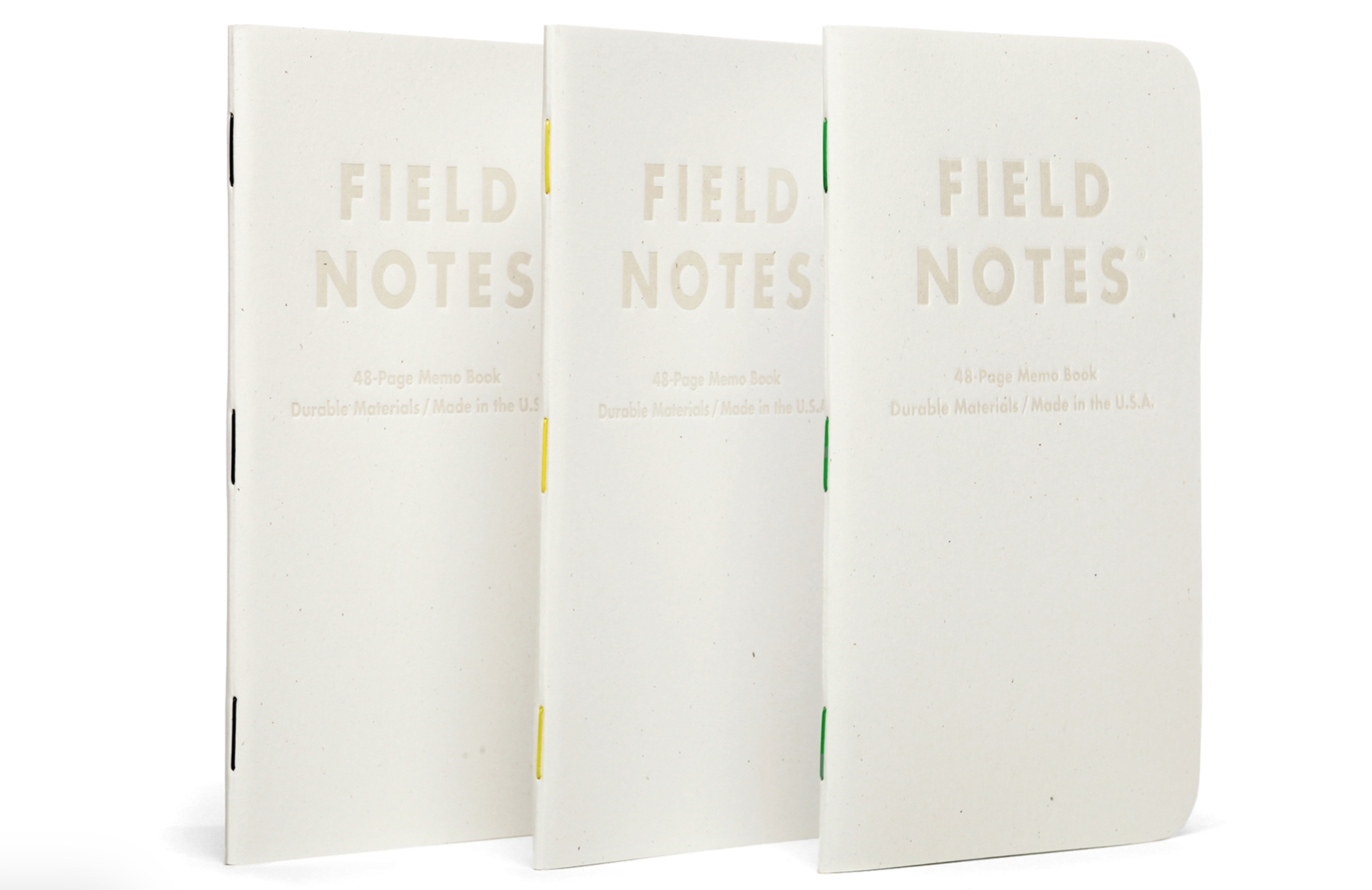 Field Notes Birch Bark white Memo Book 3-Pack