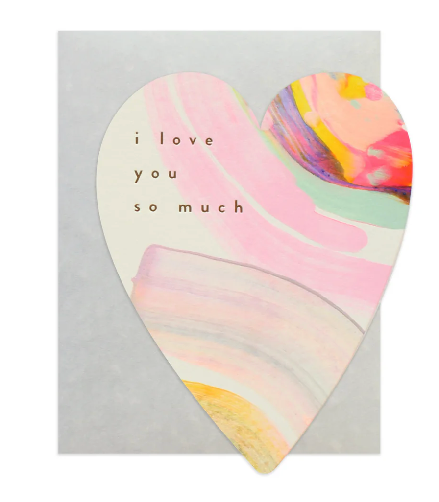 Rainbow Heart Card