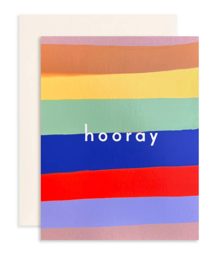 Stripe Hooray Card