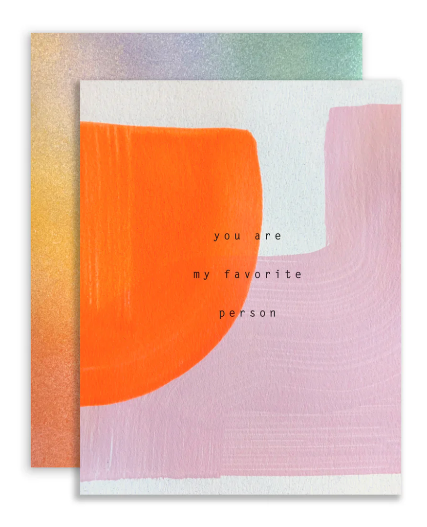 Favorite Person Card