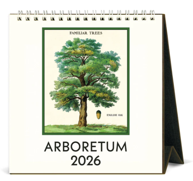 2026 Cavallini Arboretum Desk Calendar
