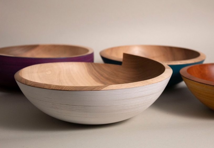 White Bowl with Step Rim