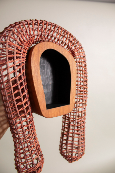 Pink Squiggle Wall Box