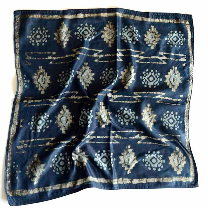 Block Print Bandana - Large