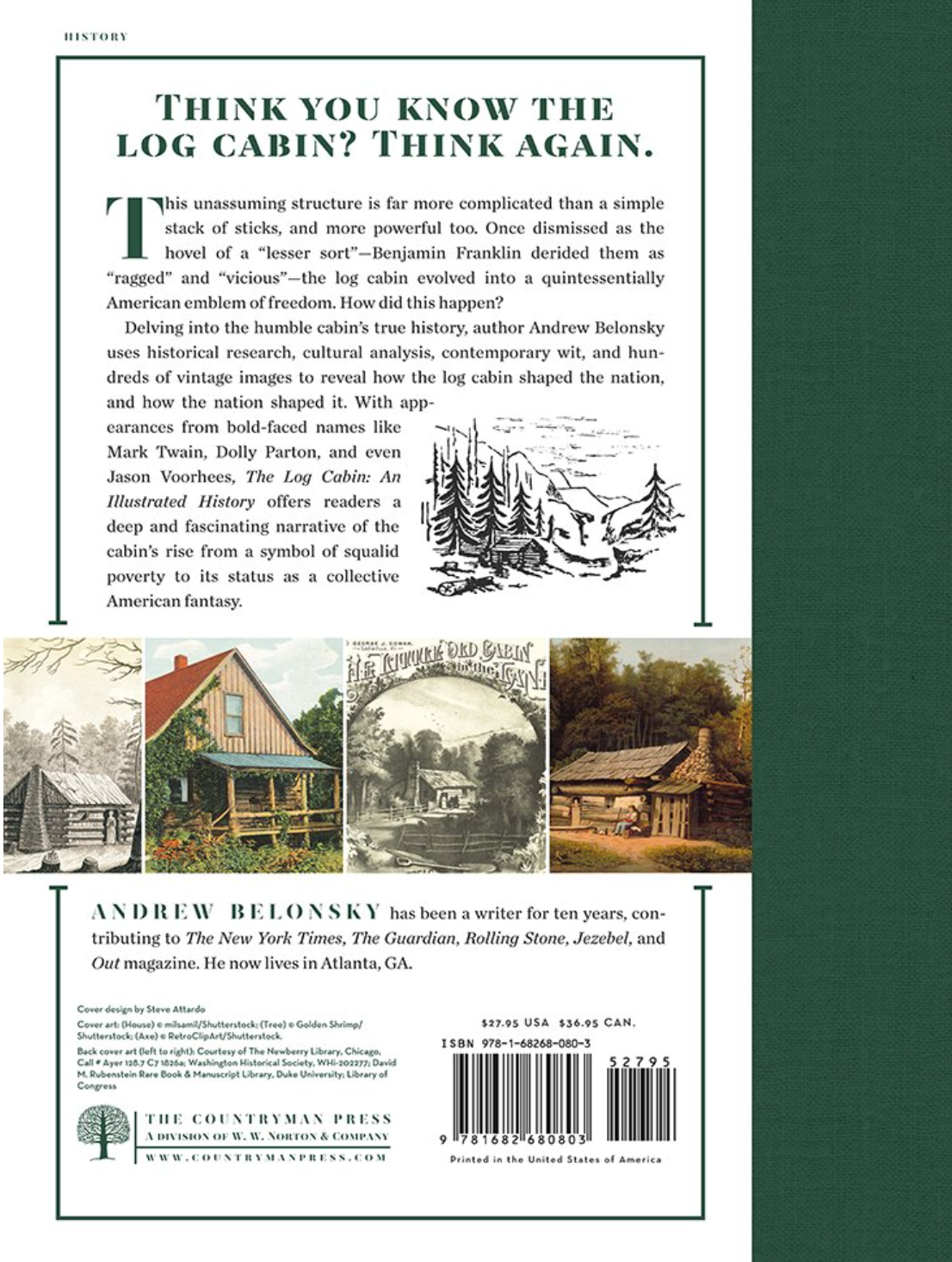 "The Log Cabin: An Illustrated History" Book
