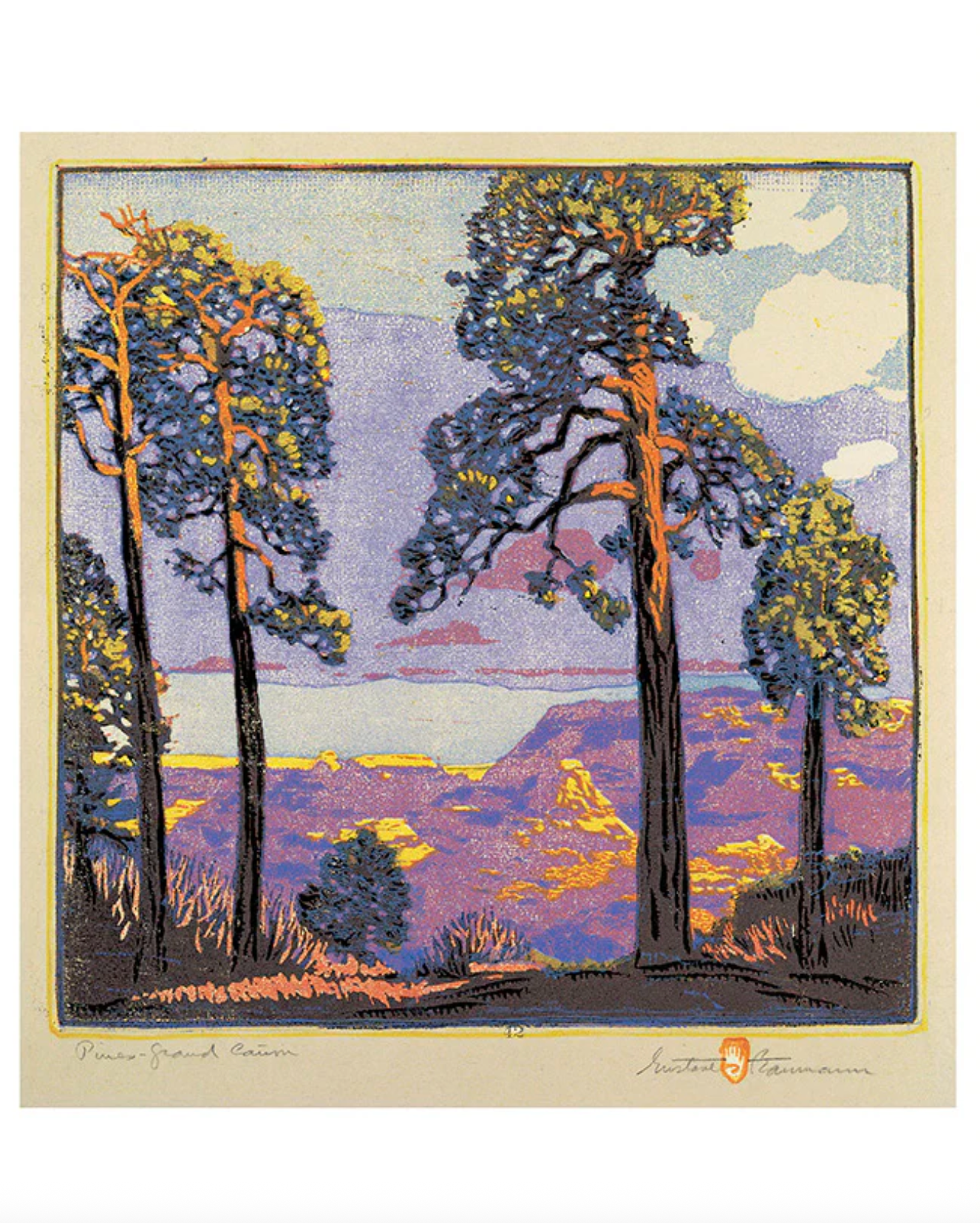 The Woodblock Prints of Gustave Baumann Book of Postcards