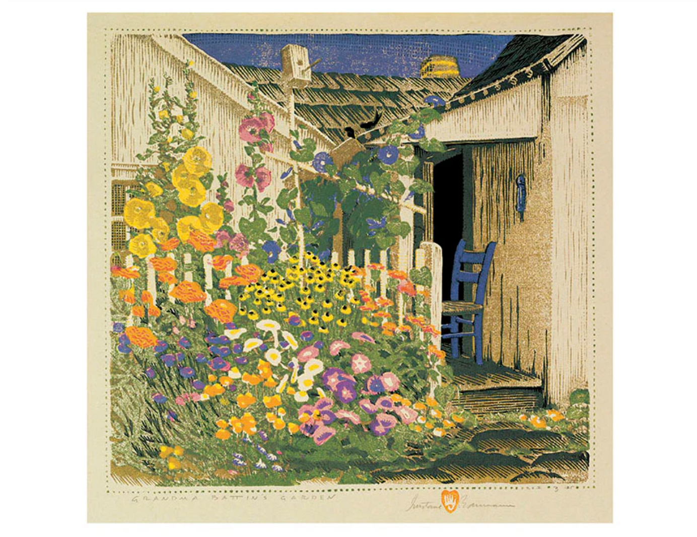 The Woodblock Prints of Gustave Baumann Book of Postcards