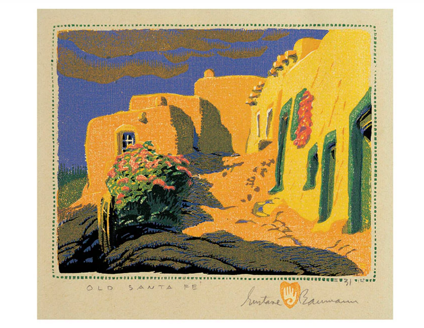 The Woodblock Prints of Gustave Baumann Book of Postcards