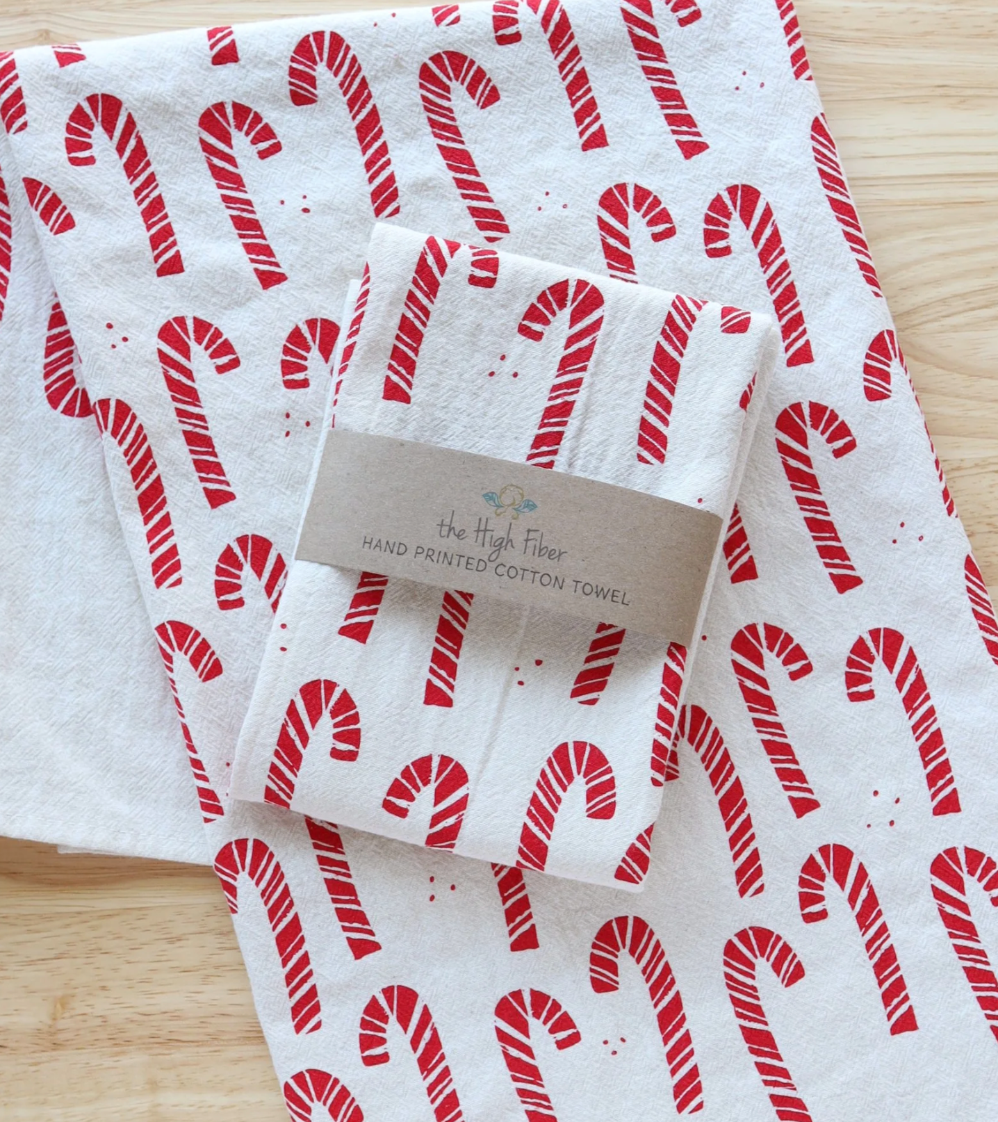 High Fiber Holiday Kitchen Towel