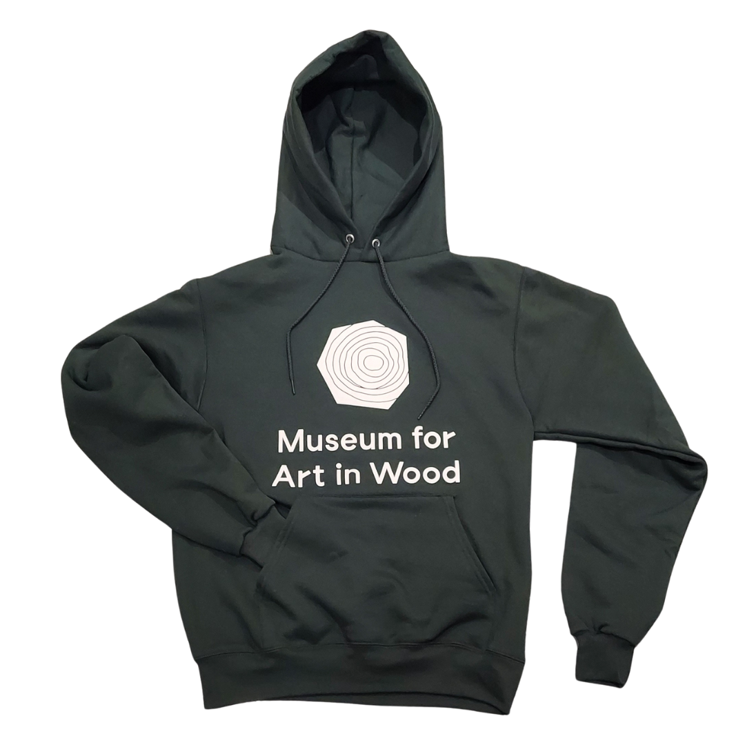 Museum for Art in Wood Hunter Green  Champion Hoodie