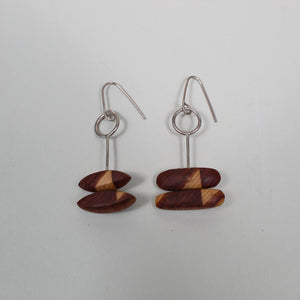 Alpa Sheth Studio Cedar Stacked Oval Earrings