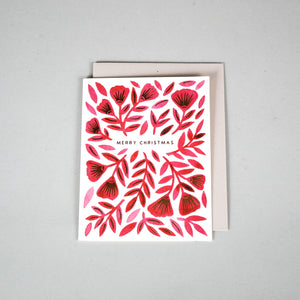"Merry Christmas" Foil Stamped  Card