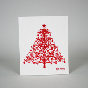 Swedish Dishcloth- Christmas Holiday Tree