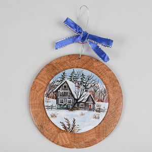 Hand-painted Disc Ornaments