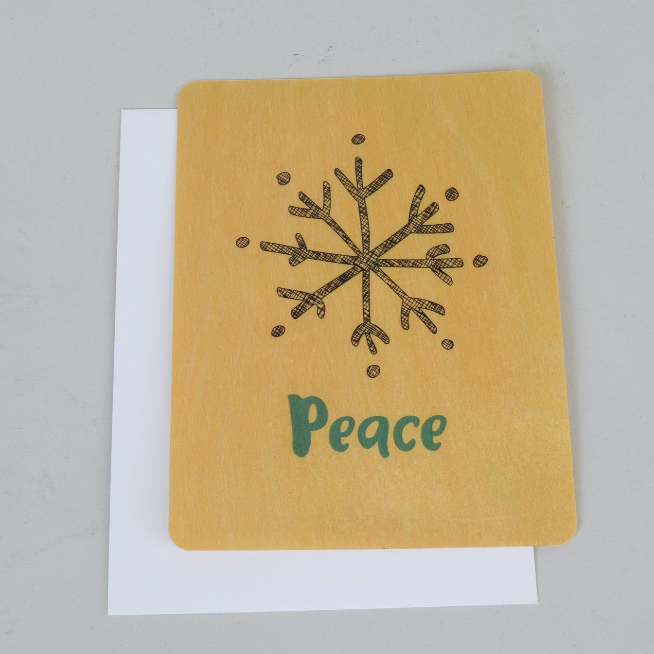 Peace Card - Snowflake