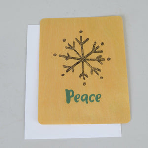 Peace Card - Snowflake