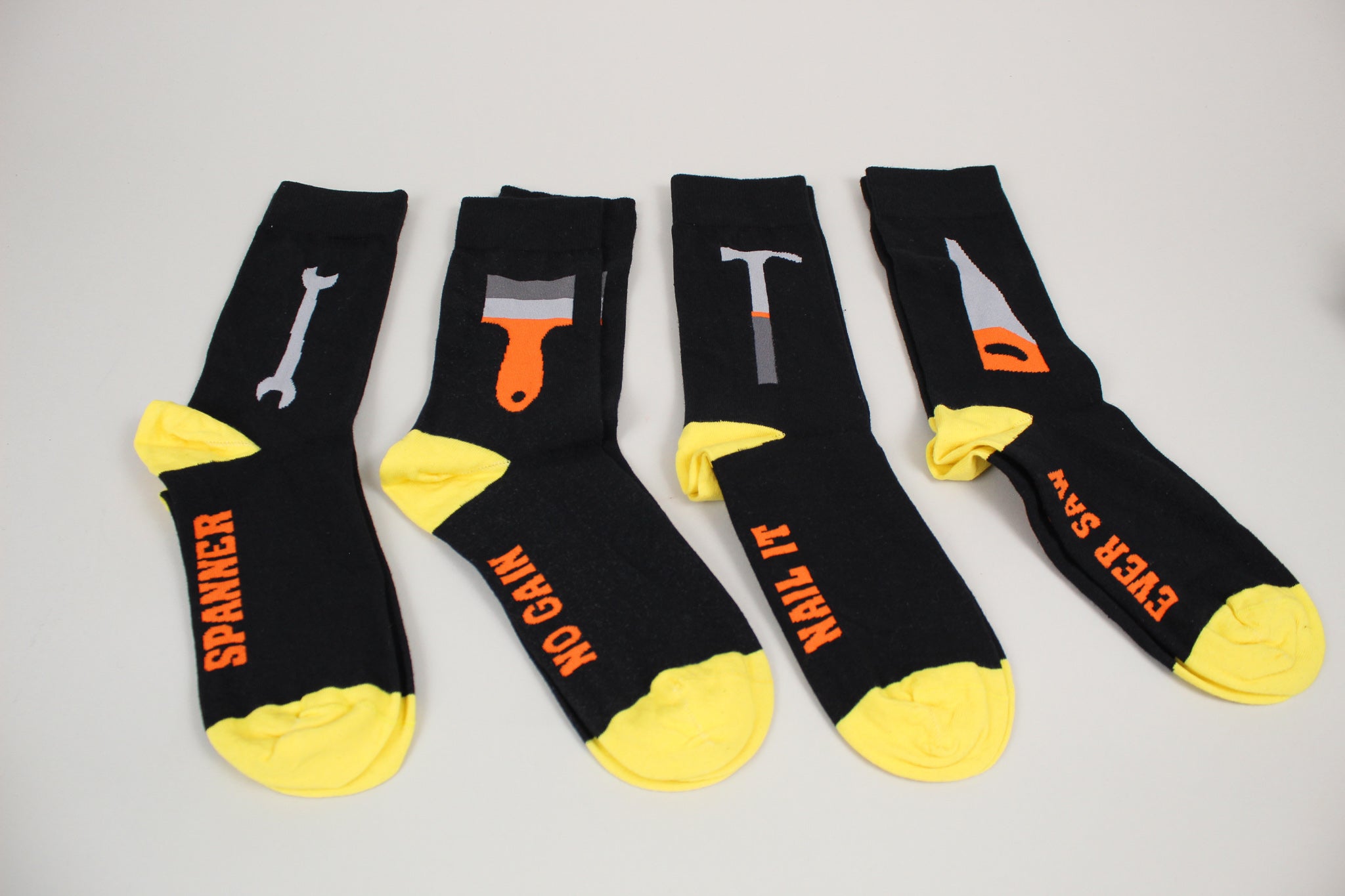 Urban Eccentric Tool Box Socks Gift Set with 4 Pairs