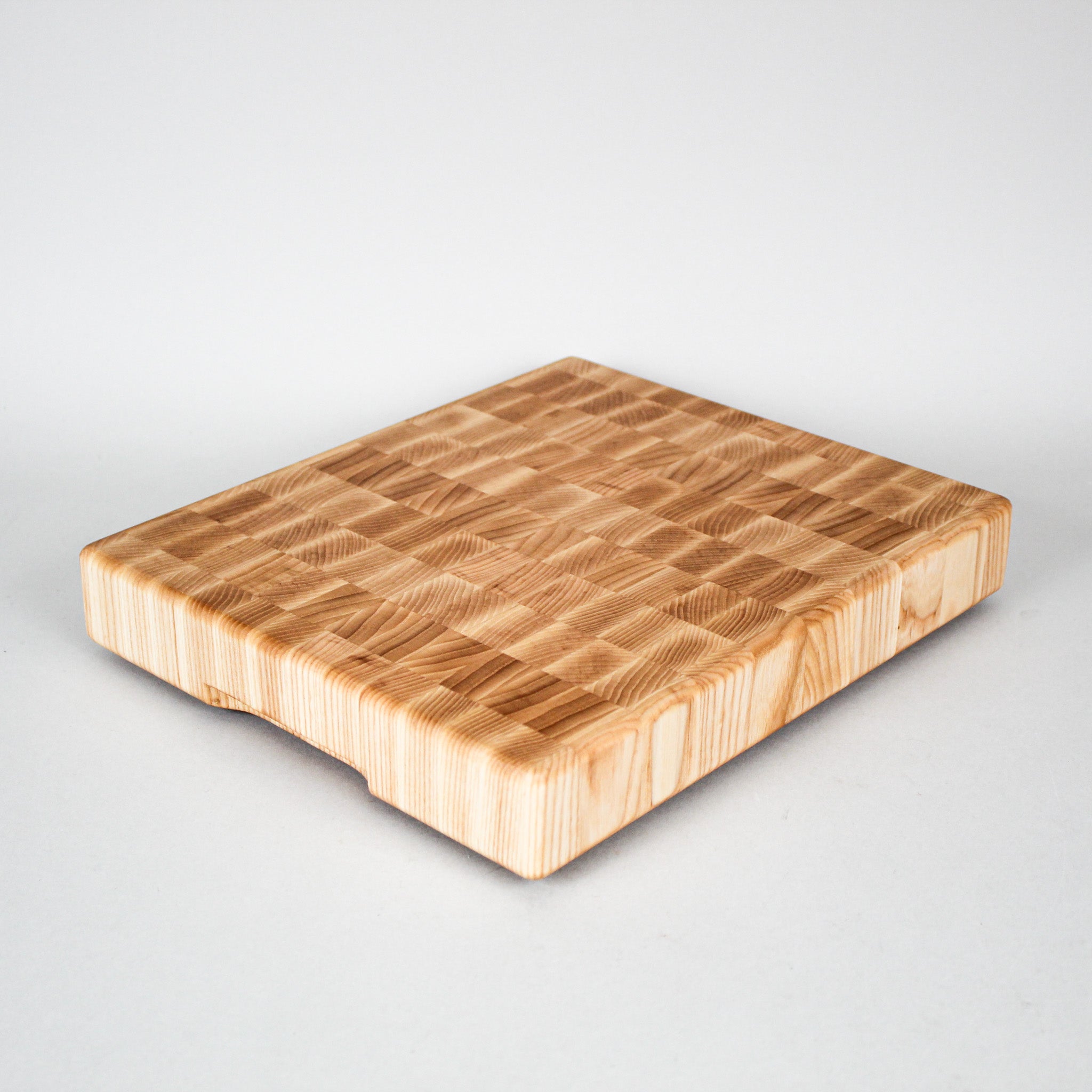 Ash End Grain Cutting Board 10 x 12 x 1.75"