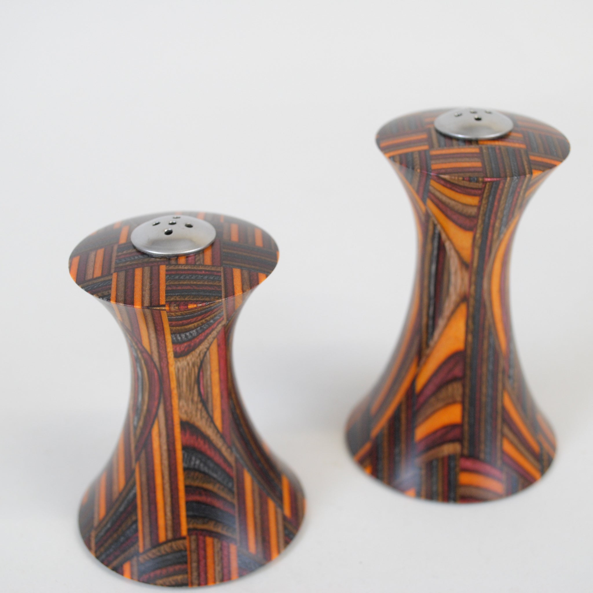 Colorwood Salt and Pepper Shakers