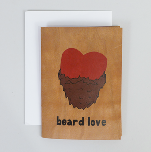 Beard Love Greeting Card