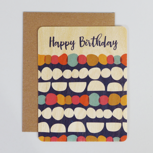 Happy Birthday - Pebbles Greeting Card