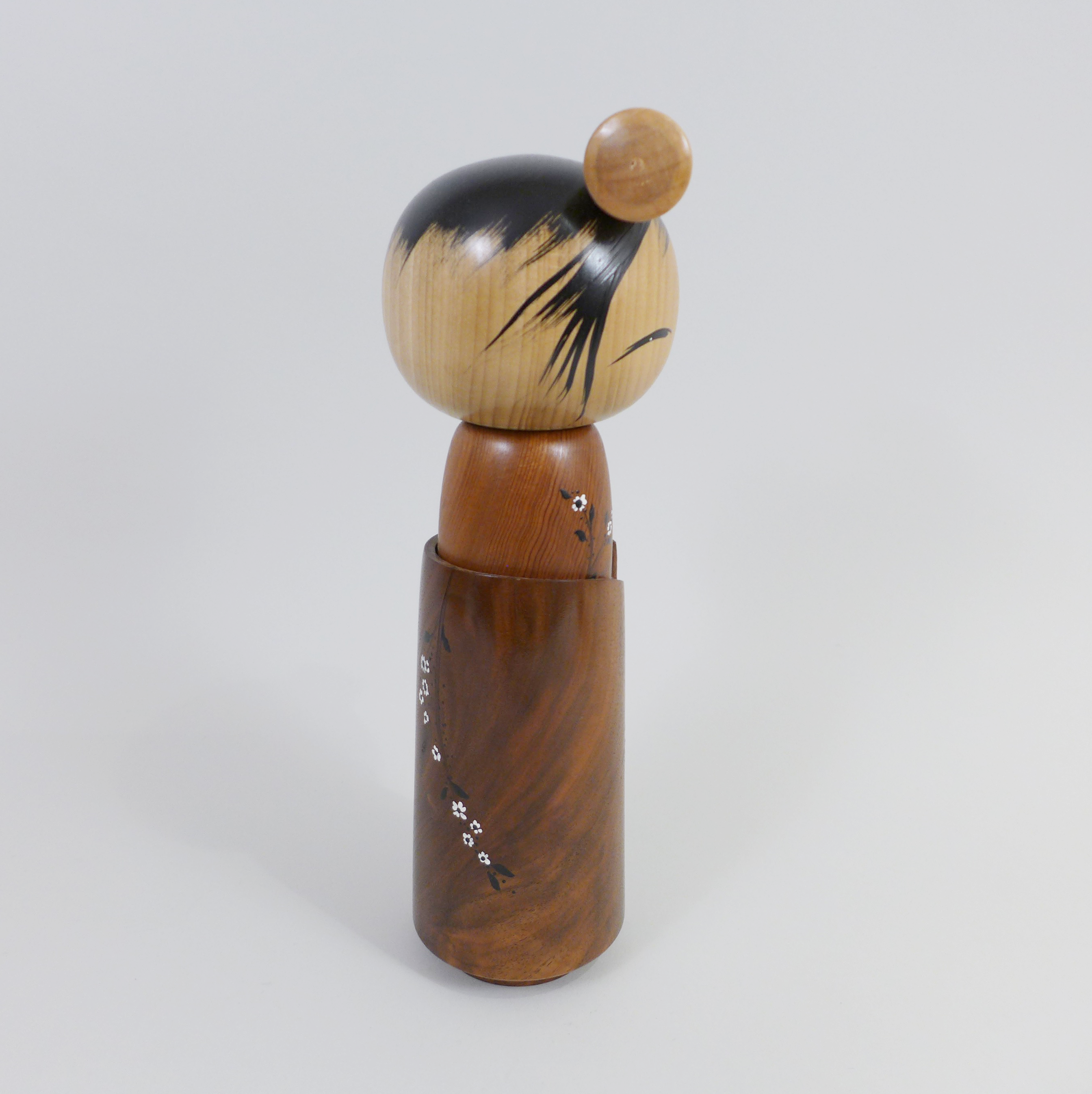 Hand painted Kokeshi dolls by Lisa and Jacob Hodsdon at the Center for Art in Wood 